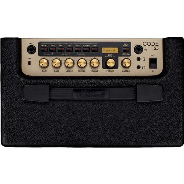 Marshall Code 25 - 25 Watt Digital Amplifier (With Bluetooth)