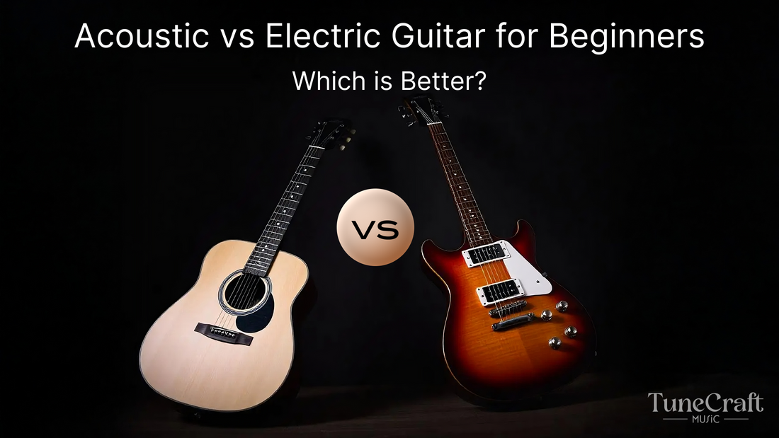 acoustic vs electric guitar for beginners
