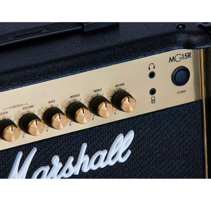 Marshall MG Series- MG15GR, 15 Watts with Reverb  Guitar Amplifier